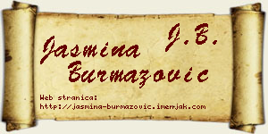 Jasmina Burmazović vizit kartica